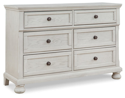 Robbinsdale Twin Sleigh Storage Bed, Dresser and Nightstand - B742B47