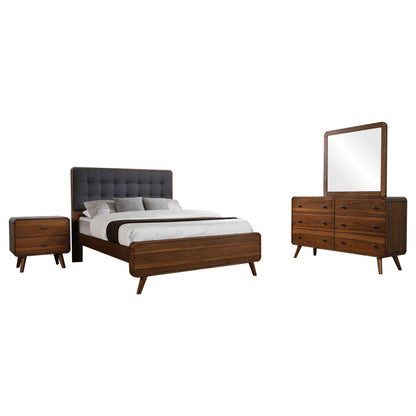 Robyn 4-piece Twin Bedroom Set Dark Walnut - 205131T-S4