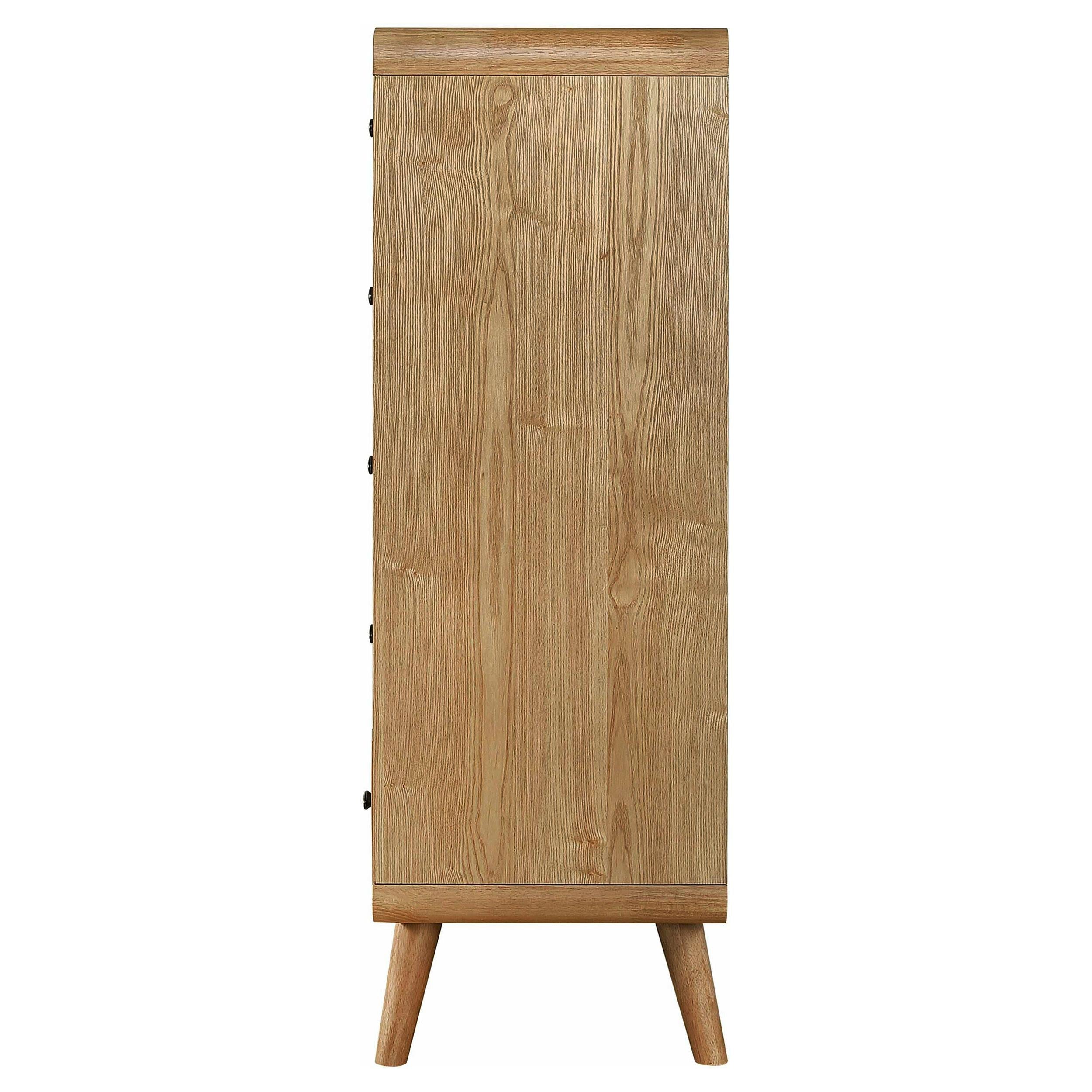Robyn 5-drawer Bedroom Chest of Drawers Light Ash - 225095