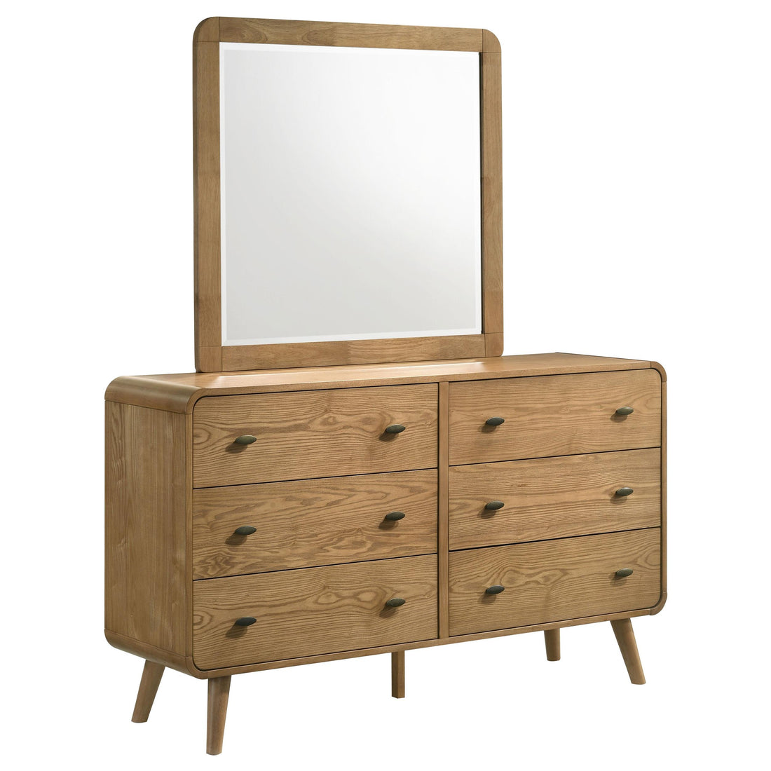 Robyn 6-drawer Bedroom Dresser Light Ash - 225093M