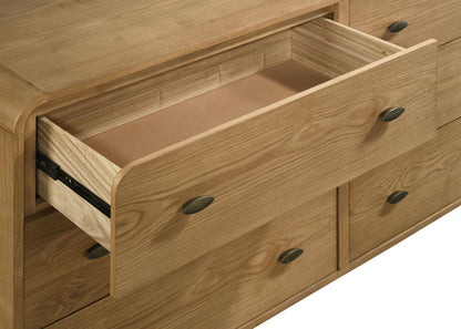 Robyn 6-drawer Dresser with Mirror Light Ash - 225093