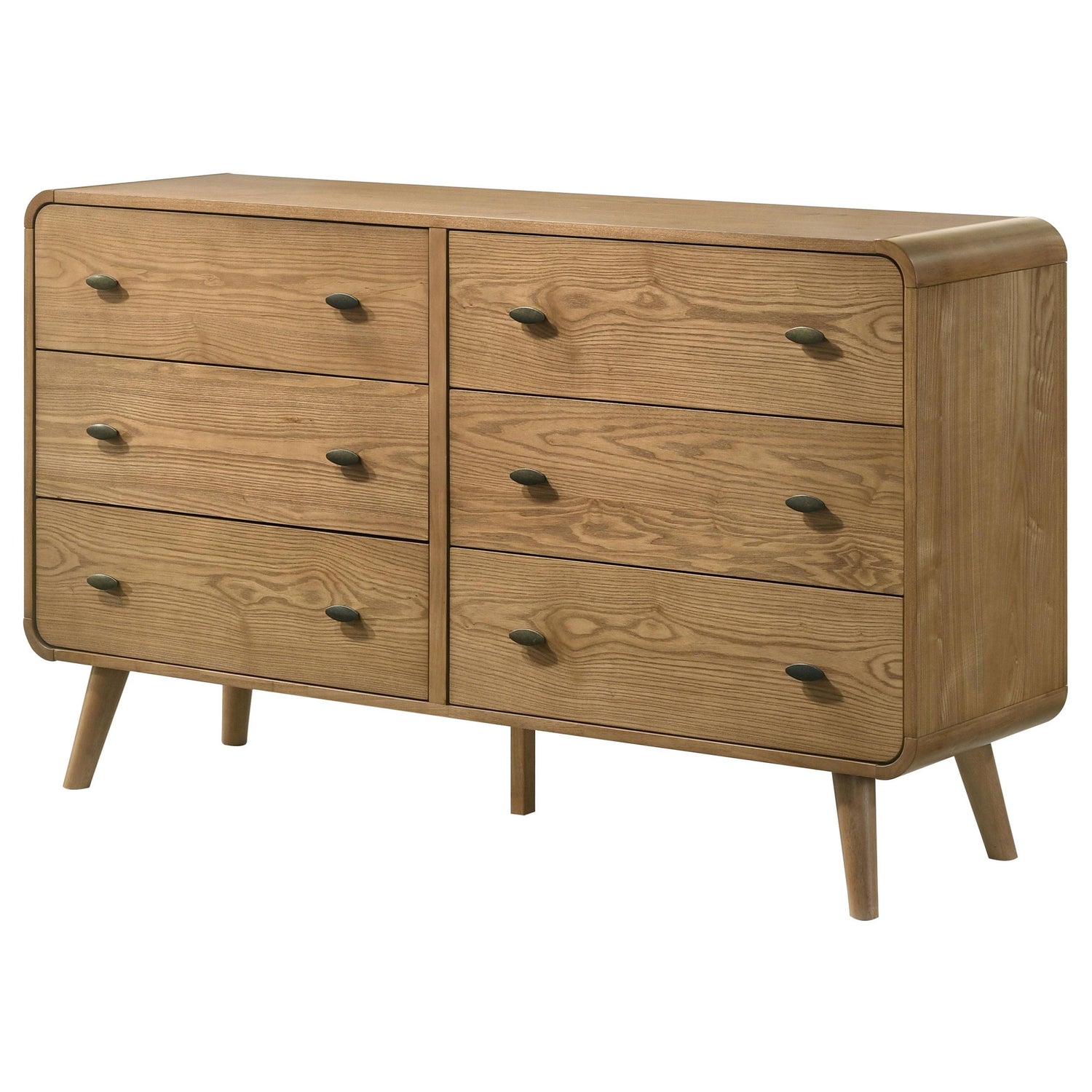 Robyn 6-drawer Dresser with Mirror Light Ash - 225093