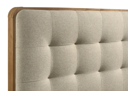 Robyn Wood California King Platform Bed Light Ash - 225091KW