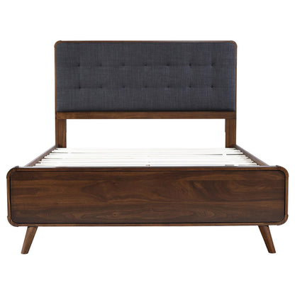 Robyn Wood Full Platform Bed Dark Walnut - 205131F