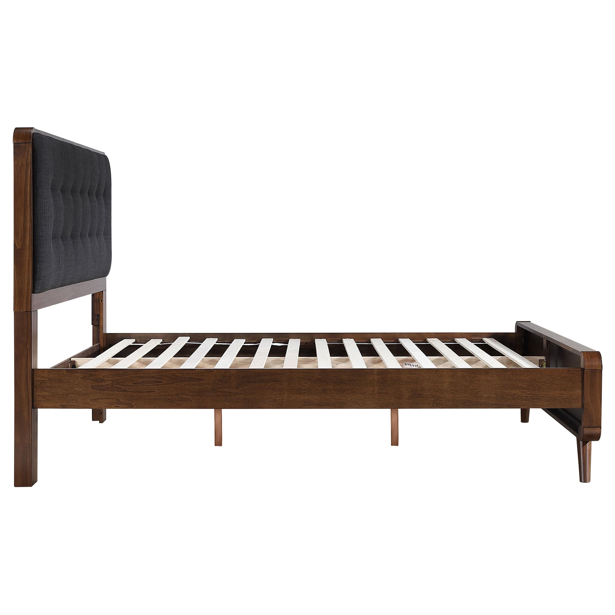 Robyn Wood Full Platform Bed Dark Walnut - 205131F