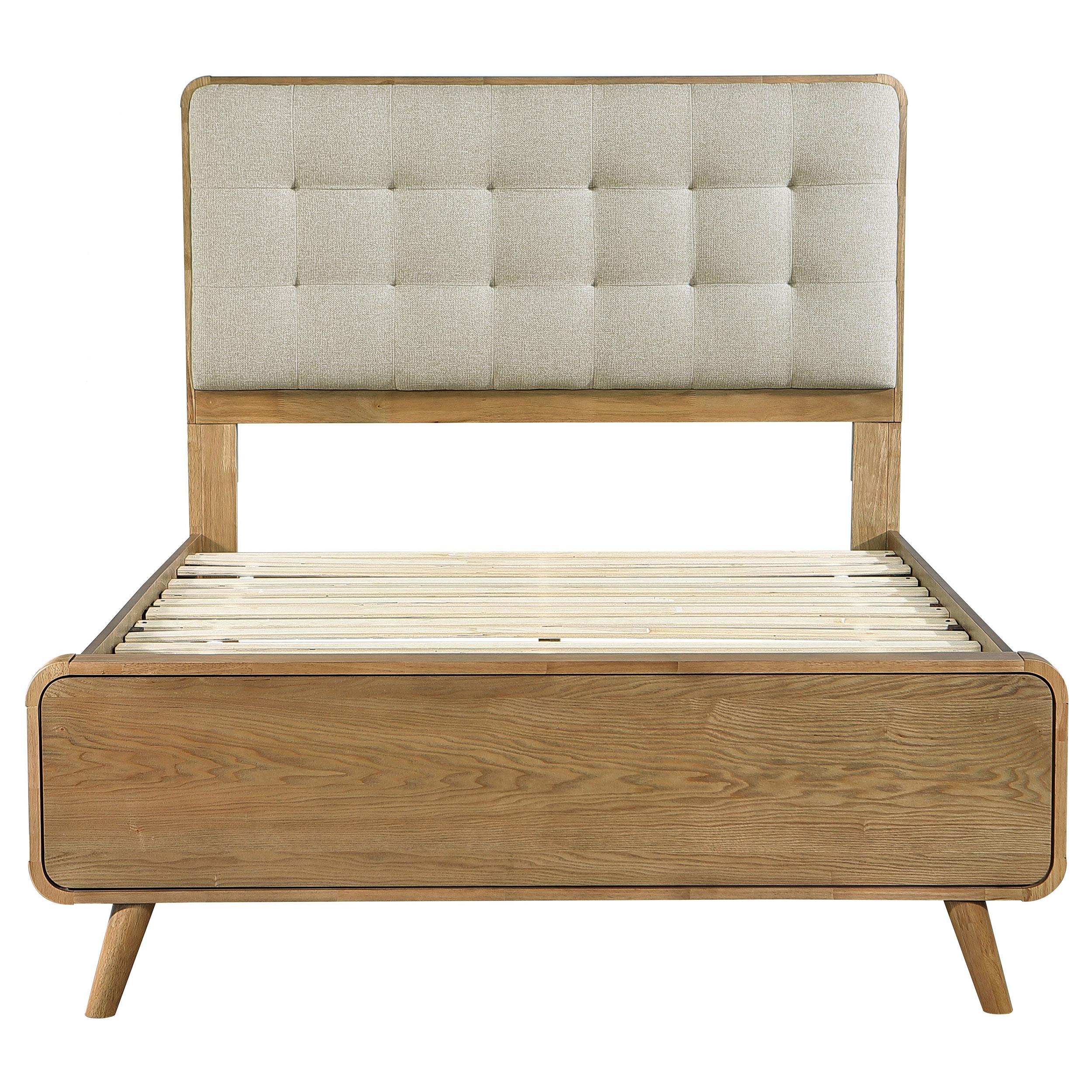 Robyn Wood Full Platform Bed Light Ash - 225091F