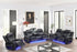 Rolls Royce Black Power Reclining Set - Rolls Royce Black 3PC Set