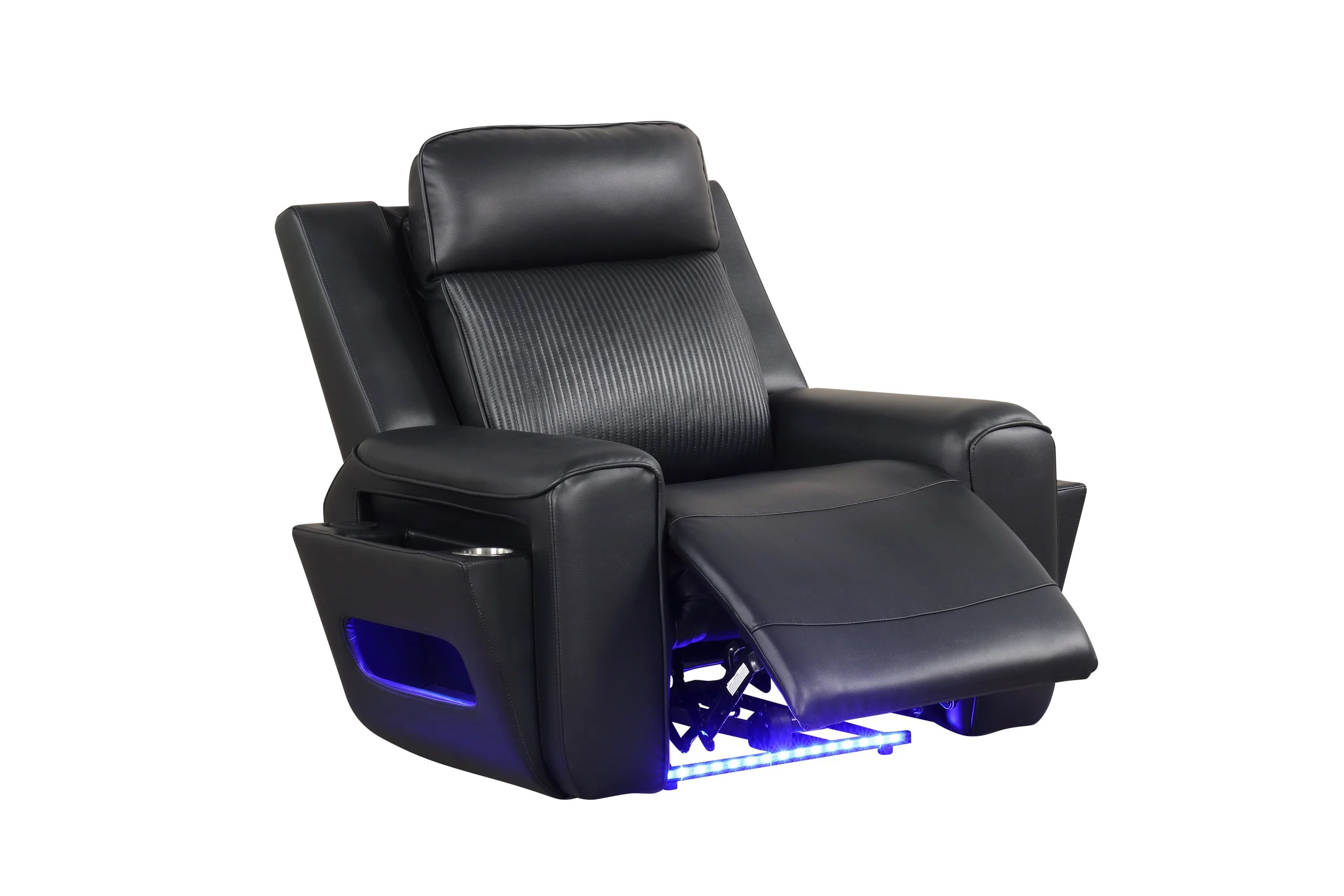 Rolls Royce Black Power Reclining Set - Rolls Royce Black 3PC Set
