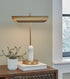 Rowleigh Gold Finish/White Desk Lamp - L734392