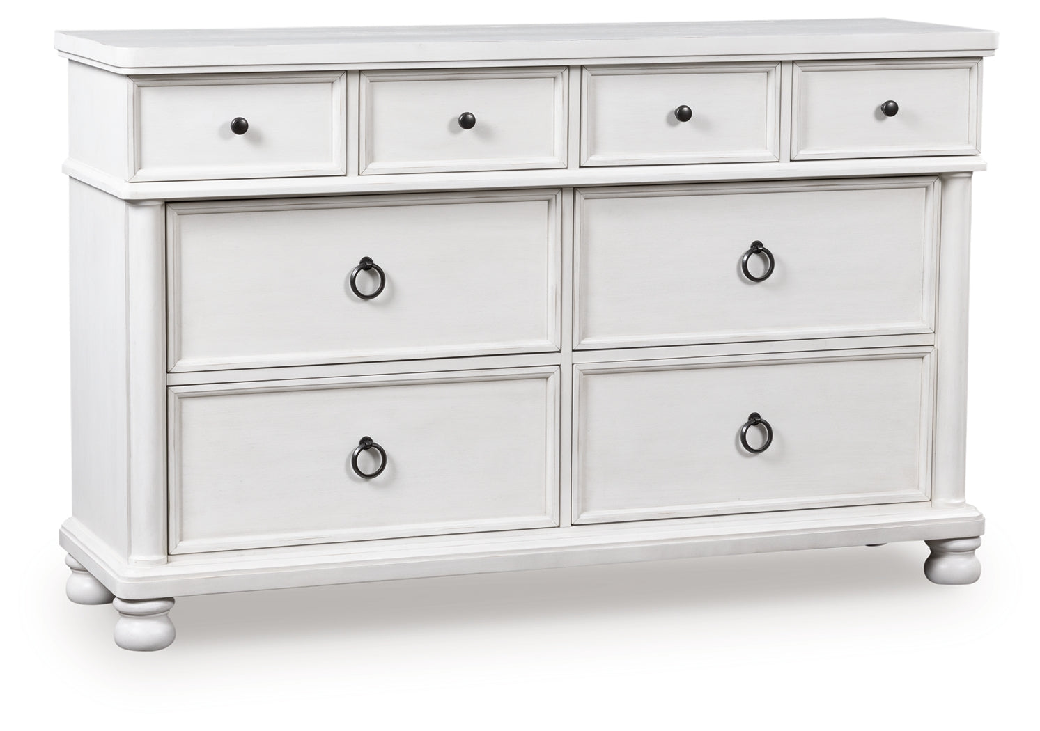 Rowlenstown Antique White Dresser - PCB823-31