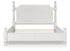 Rowlenstown Antique White King Poster Bed - PCB823B4