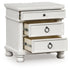 Rowlenstown Antique White Nightstand - PCB823-93
