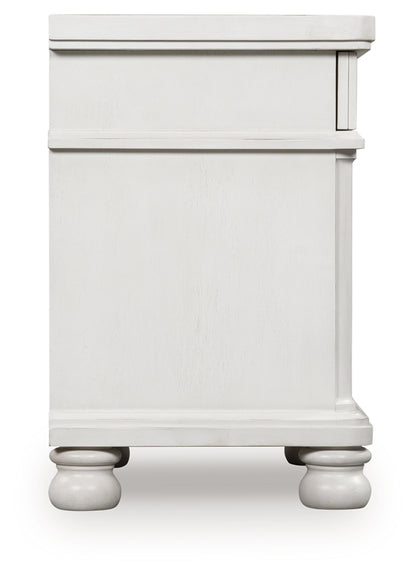 Rowlenstown Antique White Nightstand - PCB823-93