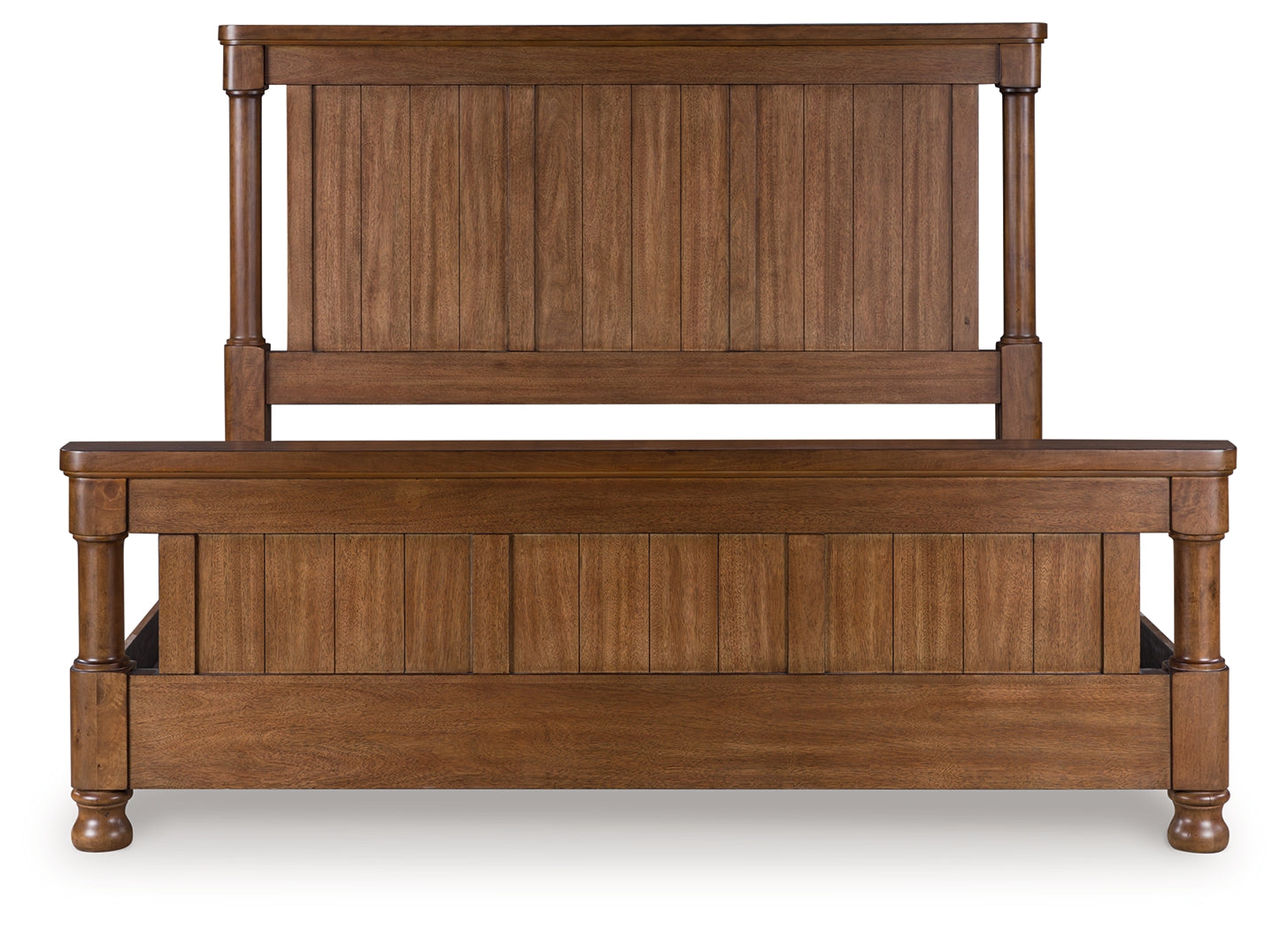 Rowlenstown Brown California King Poster Bed - PCB824B5