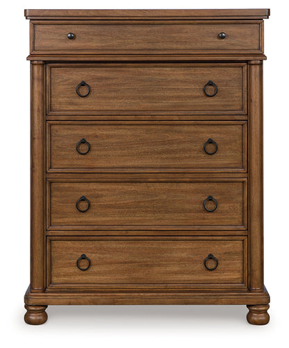 Rowlenstown Brown Chest of Drawers - PCB824-46