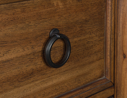 Rowlenstown Brown Dresser and Mirror - PCB824B1