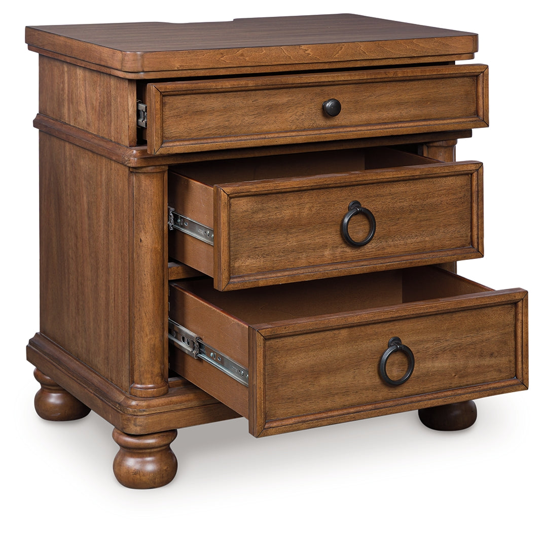 Rowlenstown Brown Nightstand - PCB824-93