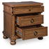 Rowlenstown Brown Nightstand - PCB824-93