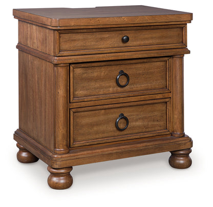 Rowlenstown Brown Nightstand - PCB824-93