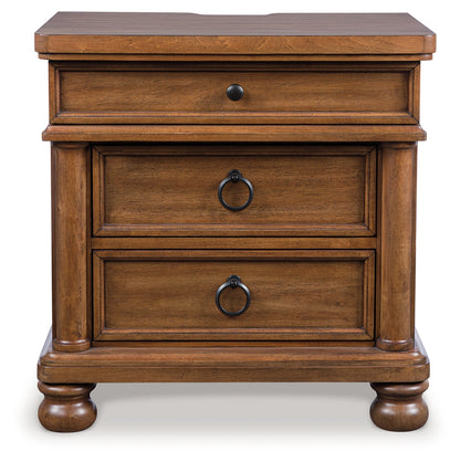 Rowlenstown Brown Nightstand - PCB824-93