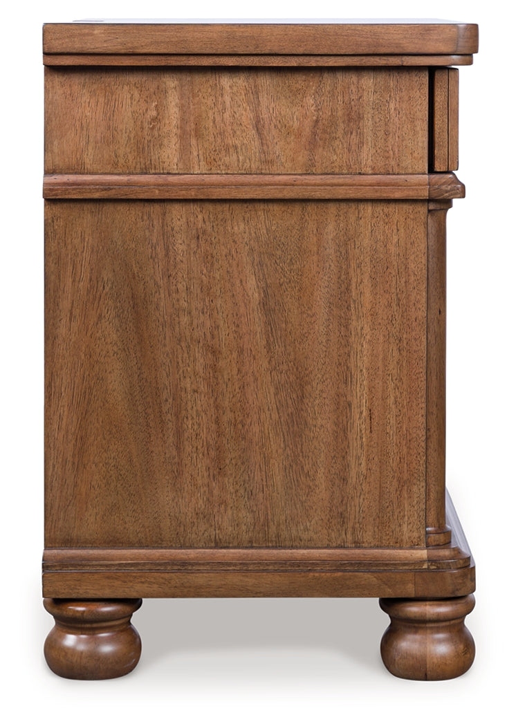 Rowlenstown Brown Nightstand - PCB824-93