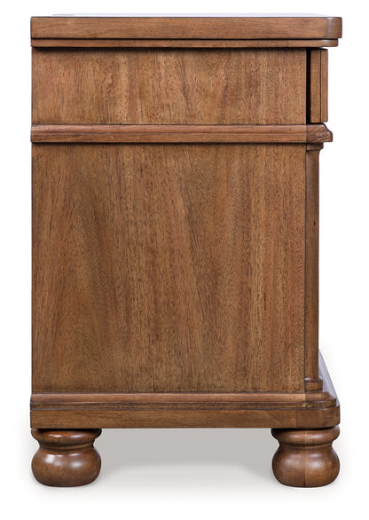 Rowlenstown Brown Nightstand - PCB824-93