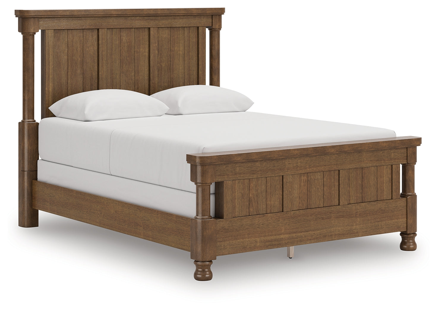 Rowlenstown Brown Queen Poster Bed - PCB824B2
