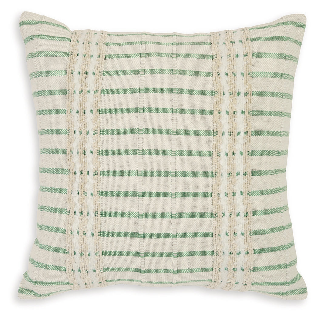 Rowton White/Green Pillow (Set of 4) - A1001072