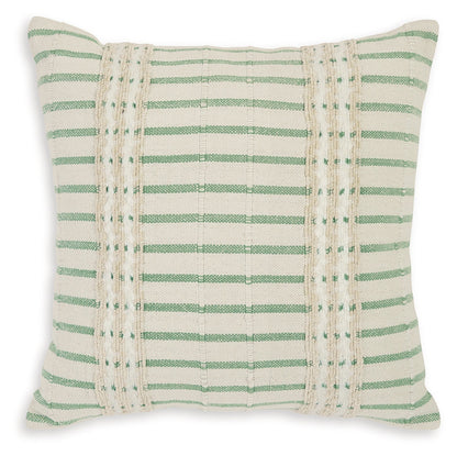 Rowton White/Green Pillow (Set of 4) - A1001072