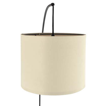 Royal 3-Arm Metal Arc Floor Lamp, Oil Rubbed Bonze with Linen Shade, 4 way Rotary Switch - FLL03701501