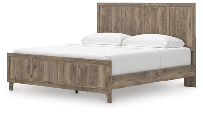 Rusticott Brown King Panel Bed - PCB2260B6