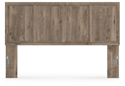 Rusticott Brown King Panel Headboard - PCB2260-58