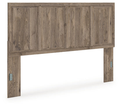 Rusticott Brown King Panel Headboard - PCB2260-58