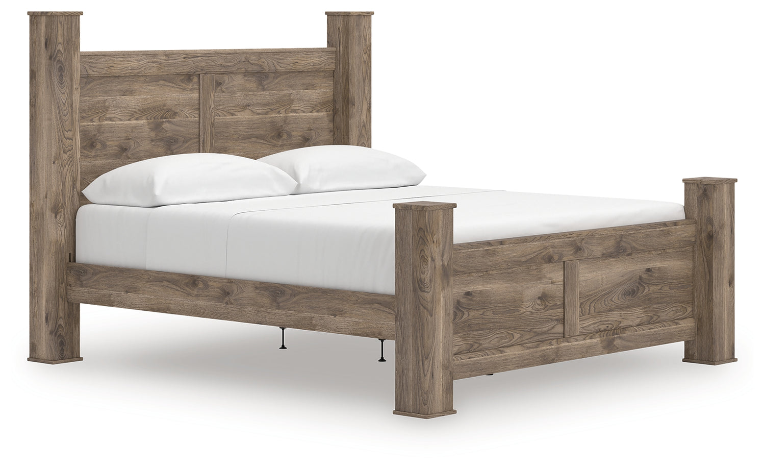 Rusticott Brown King Poster Bed - PCB2260B7