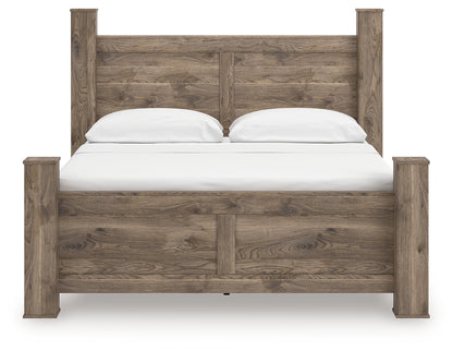 Rusticott Brown King Poster Bed - PCB2260B7