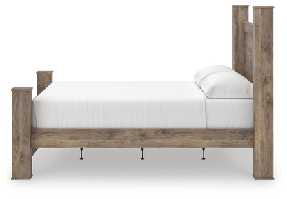 Rusticott Brown King Poster Bed - PCB2260B7