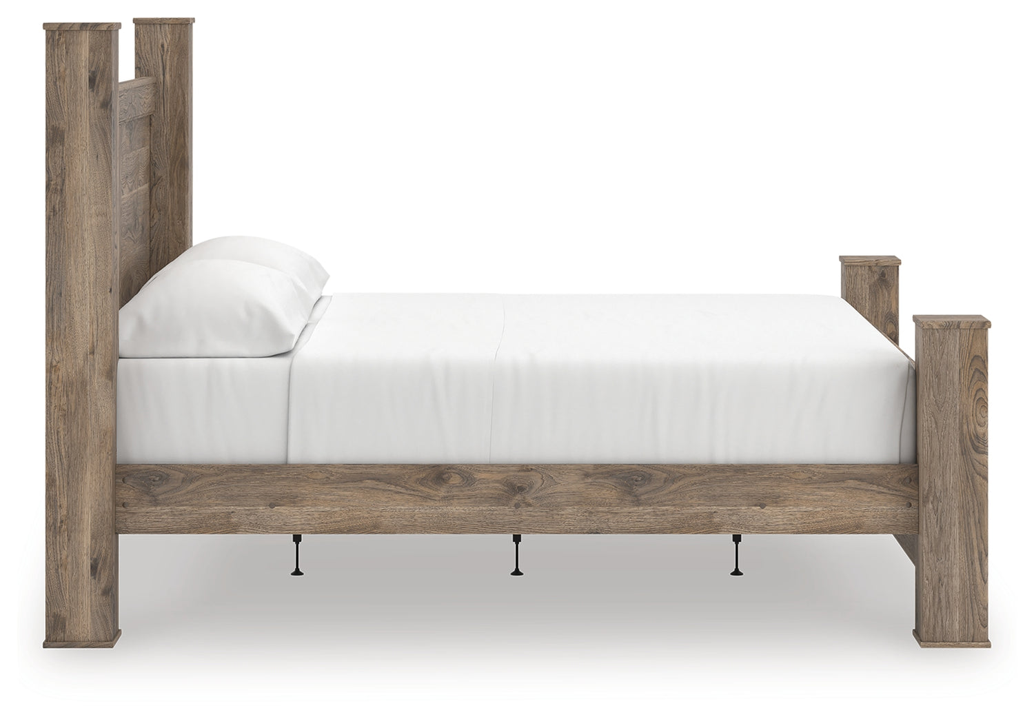 Rusticott Brown King Poster Bed - PCB2260B7