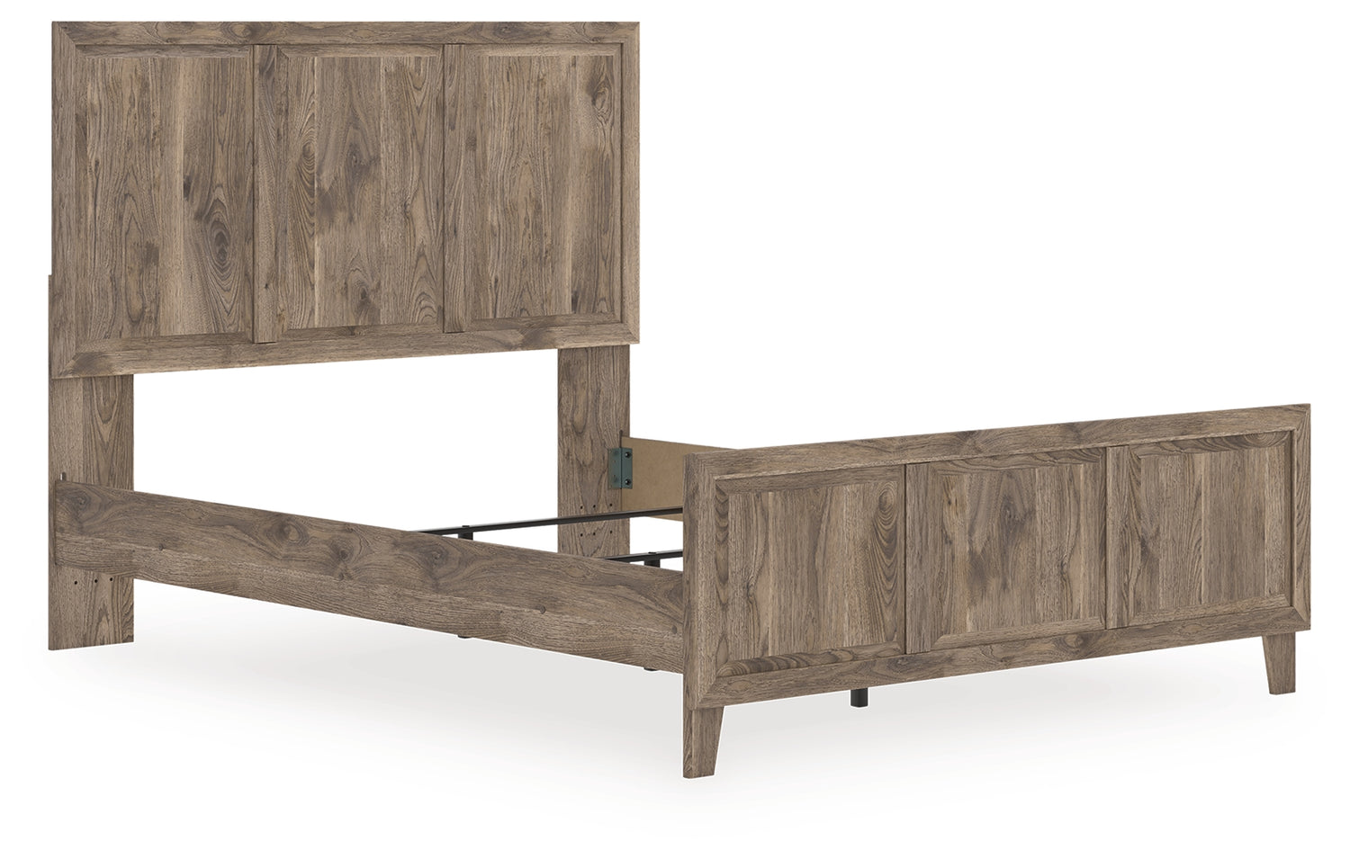 Rusticott Brown Queen Panel Bed - PCB2260B2