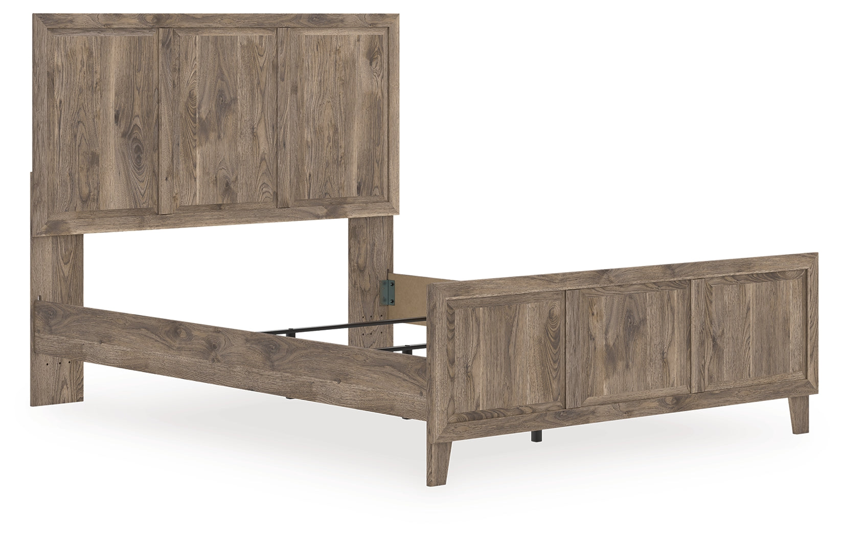 Rusticott Brown Queen Panel Bed - PCB2260B2
