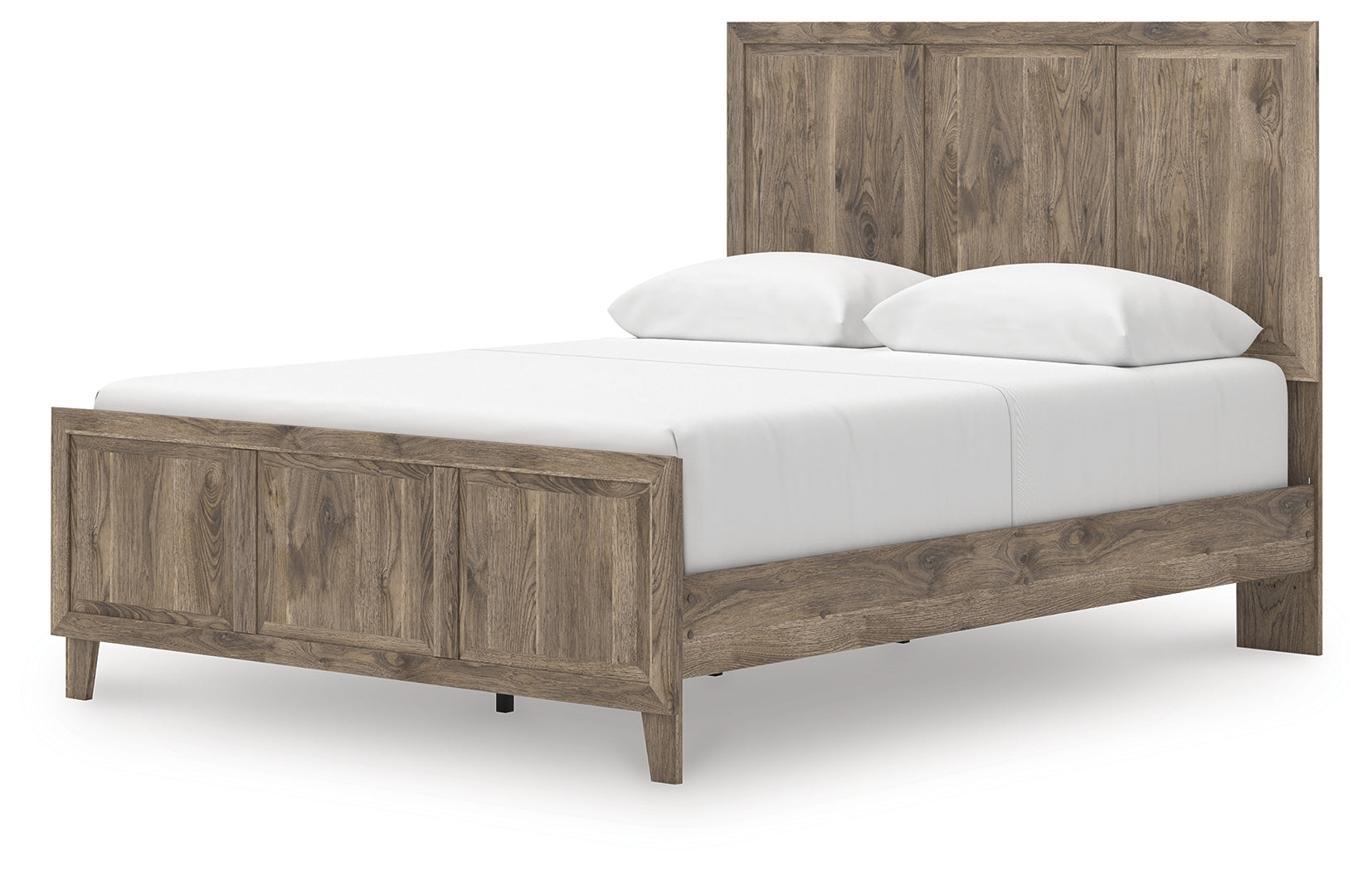 Rusticott Brown Queen Panel Bed - PCB2260B2
