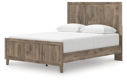 Rusticott Brown Queen Panel Bed - PCB2260B2
