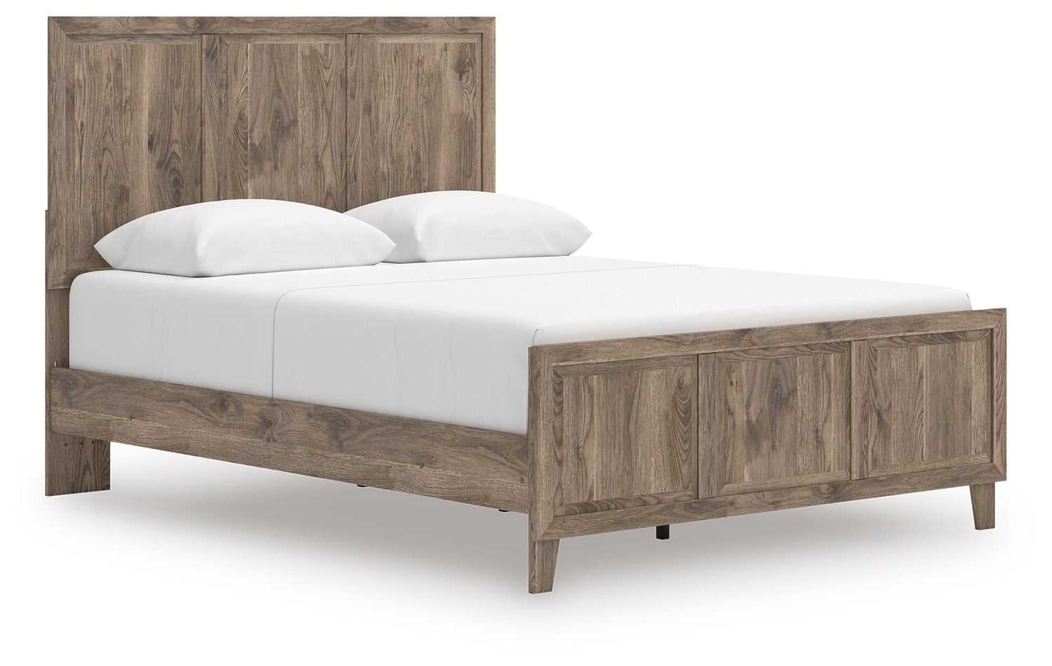 Rusticott Brown Queen Panel Bed - PCB2260B2