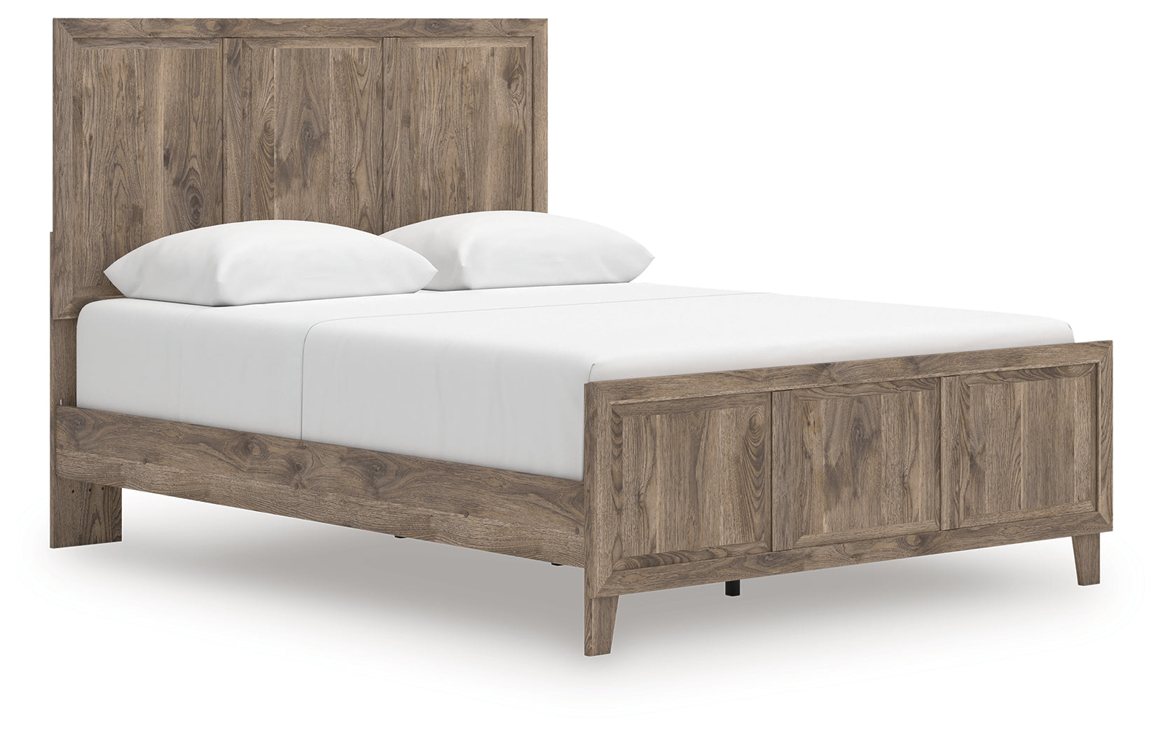 Rusticott Brown Queen Panel Bed - PCB2260B2