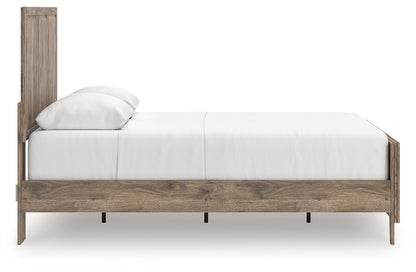 Rusticott Brown Queen Panel Bed - PCB2260B2