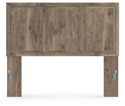 Rusticott Brown Queen Panel Headboard - PCB2260-57