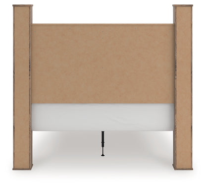 Rusticott Brown Queen Poster Bed - PCB2260B4