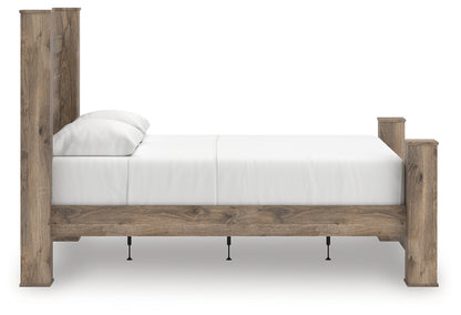Rusticott Brown Queen Poster Bed - PCB2260B4