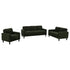 Ruth 3-piece Fabric Upholstered Track Arm Sofa Matcha Green - 511214-S3