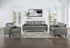 Ruth Gray 3-Piece Upholstered Track Arm Faux Leather Sofa Set from Coaster - Luna Furniture