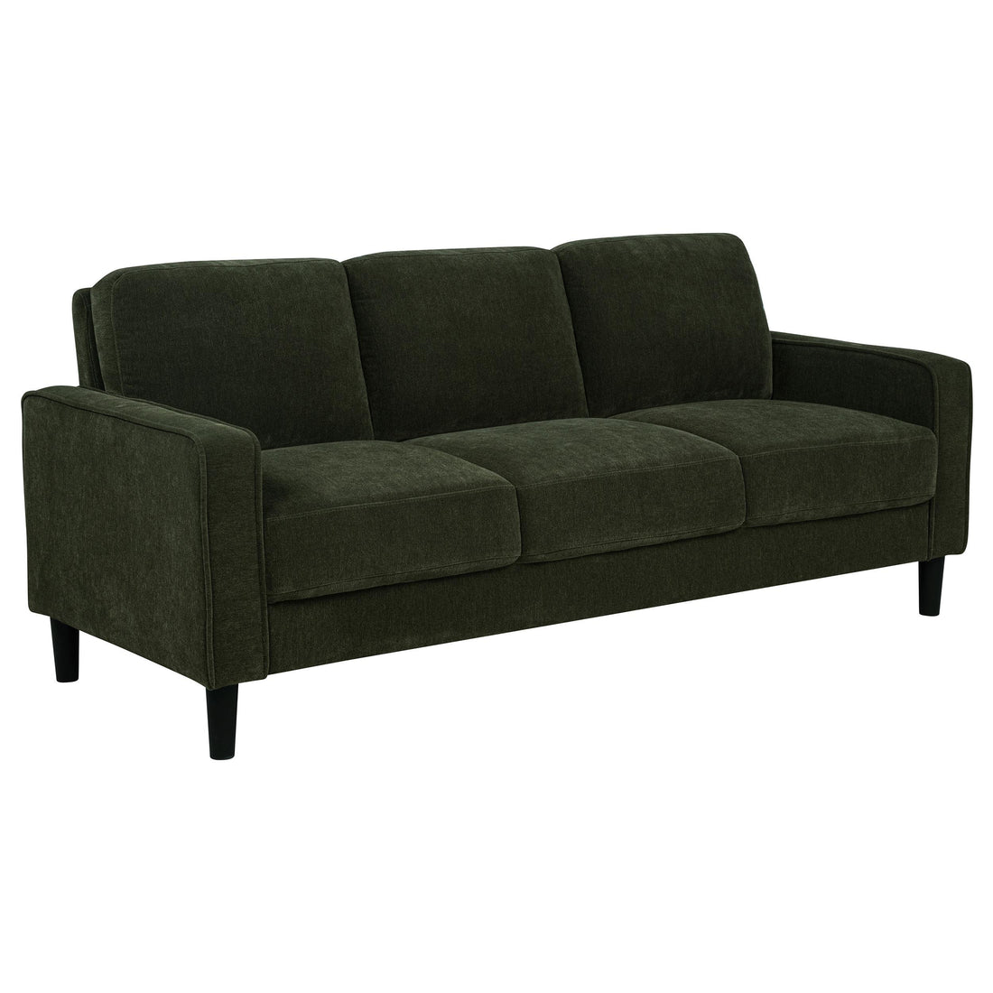 Ruth 77-inch Fabric Upholstered Track Arm Sofa Matcha Green - 511214